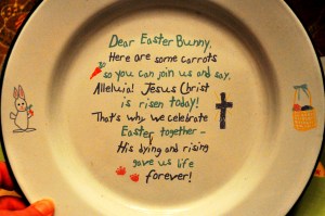 Easter plate Easter plate
